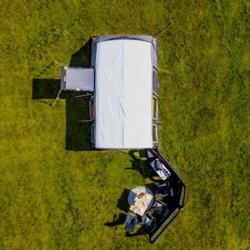 opus t46 air tent from above