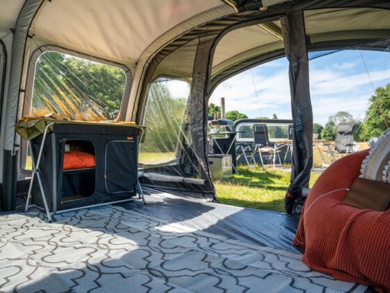 inside smart inflatable tent