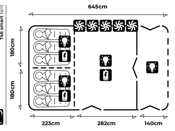 t46 tent floor plan