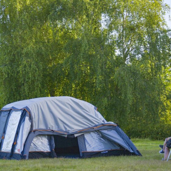 smart tent inflating