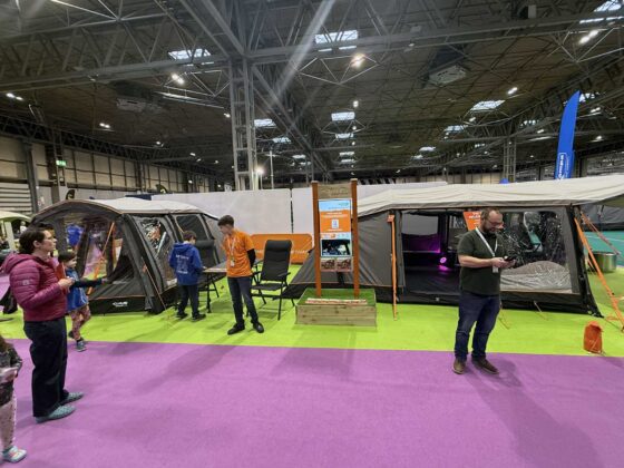 self inflating tents at the nec